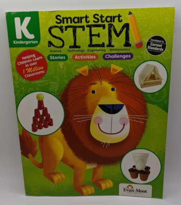 Smart Start: Stem, Kindergarten Workbook (Paperback, 2018) Evan-Moor, Children