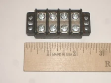 PHILMORE 13-1504 HEAVY DUTY 4 POLE 30A DUAL ROW TERMINAL BLOCK BARRIER STRIP 