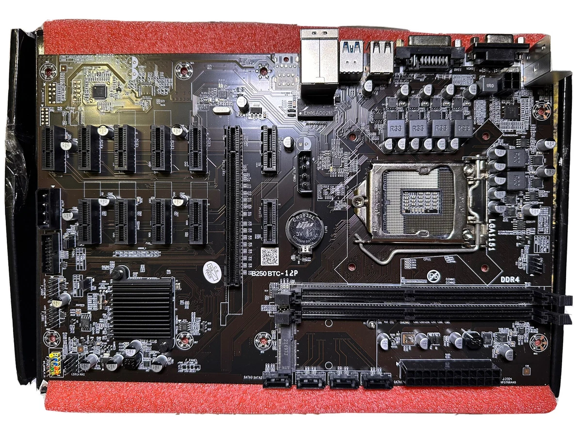 B250 BTC-12P【マイニング特化型ATXマザーボード】LGA1151-