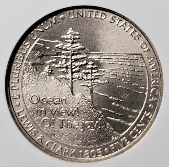 2005 P SMS Ocean View 5C Jefferson Nickel NGC MS67 - Image 2 of 4