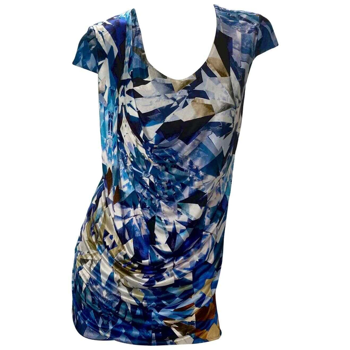 Vintage Alexander McQueen Kaleidoscope Print Tunic Dress