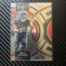 BIJAN ROBINSON 2023 Panini Select Premier Level #180 RC Rookie FALCONS 🔥🔥🔥