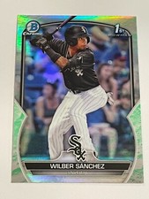 2023 Bowman Baseball Lunar Glow Refractor - Wilber Sanchez - Chicago White Sox