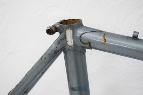 DE SANTIS, ROMA 55CM VINTAGE STAHL RENNRAD RAHMEN, ITALIENISCH, CAMPAGNOLO ENDEN - Bild 6 von 10