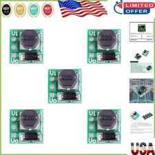 5PCS Versatile DC-DC Boost Converter Boards - From 0.9V to 5V Output Solution