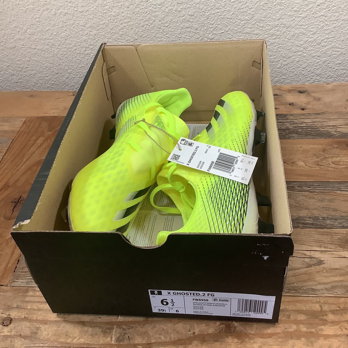 Adidas X Ghosted.2 FG Soccer Cleats Mens Size 8 FW6958 New Amazon.com | Adidas,Mens,X Ghosted.2 Firm Ground,Solar  main image 3