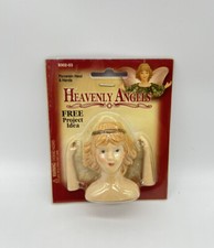 Vintage Fibre Craft Heavenly Angels Porcelain Head Hands 1999 NOS 9302-03