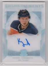 KAILER YAMAMOTO 2017-18 The Cup Enshrinements #E-KY rookie /99 Auto Signature UD