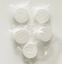 5 PC Lid/Cap Breast Milk Storage Bottle Caps White Plastic (40mm)