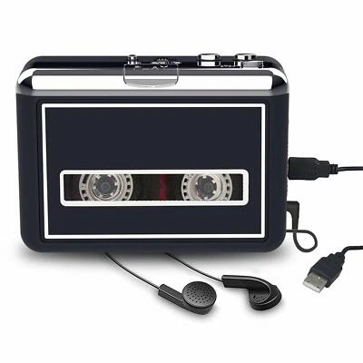 Cassette Player Converter Convert Tapes to Digital MP3 Portable By PC
