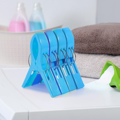 Beach Towel Clips Chair Clips Towel Holderplastic Clothes Pegs Hanging Clip Clam - Picture 4 of 7