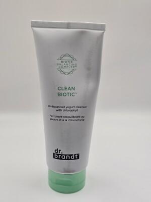 dr. brandt Clean Biotic pH-balanced Yogurt Cleanser 3.5oz. New