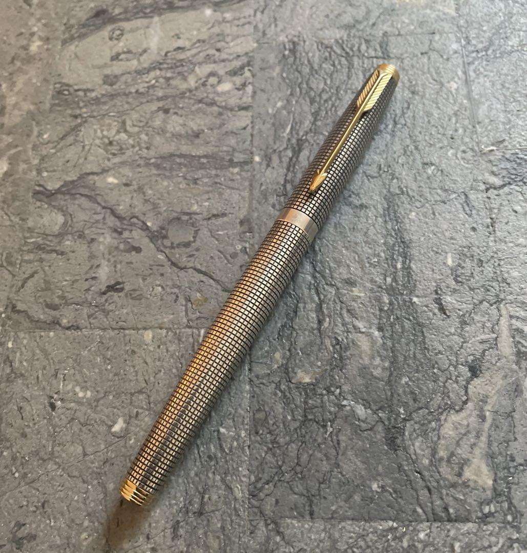 Parker Fountain Pen 75 Sizzle Sterling Silver B | eBay Parker Fountain Pen 75 Sizzle Sterling Silver B | eBay