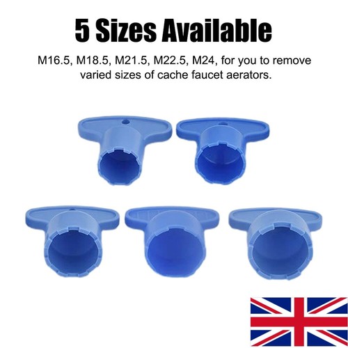5Pcs Plastic Cache Sink Water Faucet Aerator Key Removal Wrench Repair Tool` - Picture 5 of 24