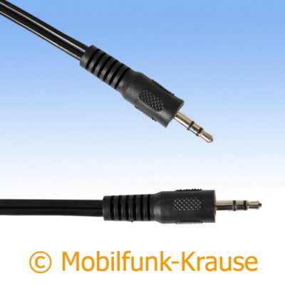 Musikkabel Audiokabel Auxkabel Klinkenkabel f. Nokia Asha 202