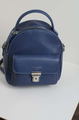 David Jones Paris Blue mini backpack 