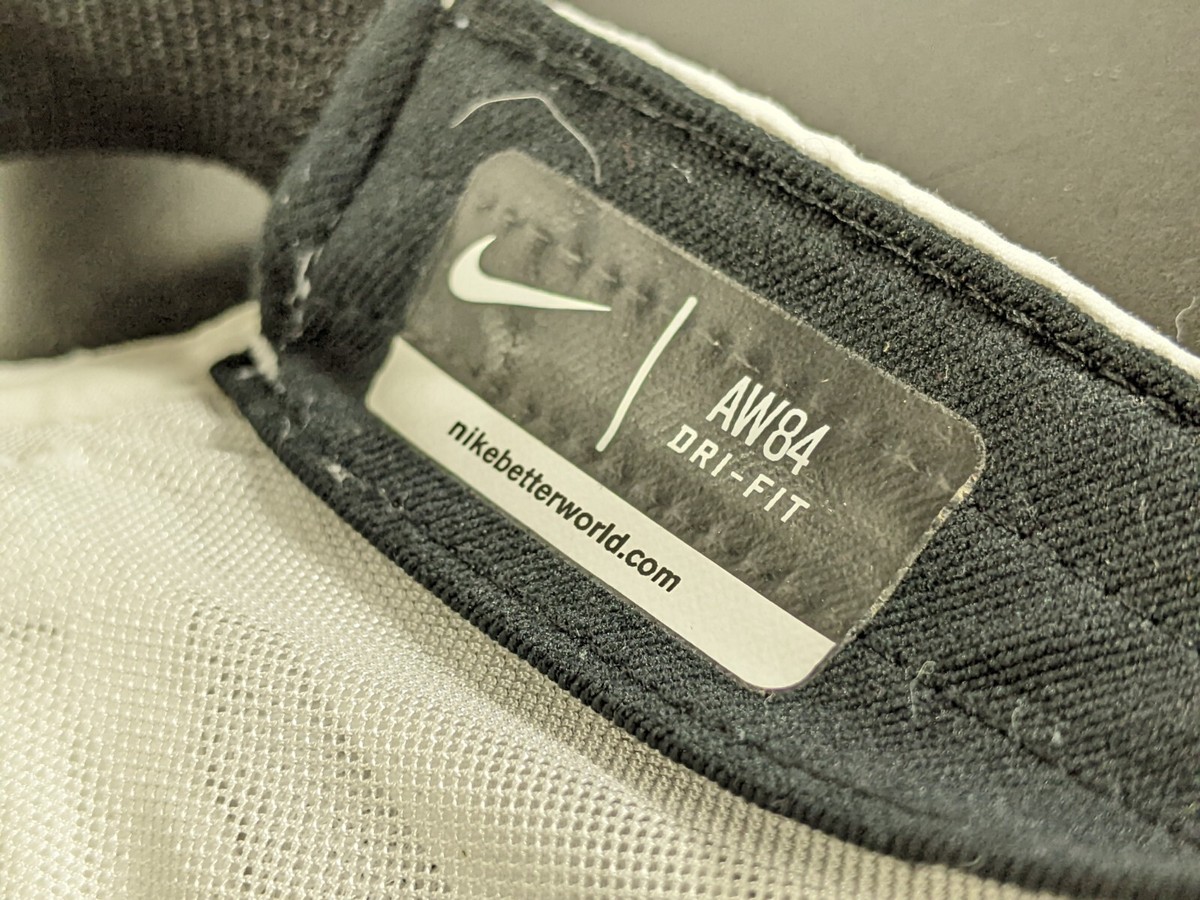 Nike AW84 White 5-Panel Dri-Fit Reflective Zipper Stash Nike AW84 White 5-Panel Dri-Fit Reflective Zipper Stash