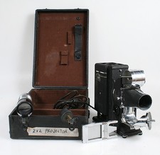 2 X 2 SLIDE PROJECTOR W/CASE TRI PURPOSE PROJECTOR MODEL AAA WORKING BULB