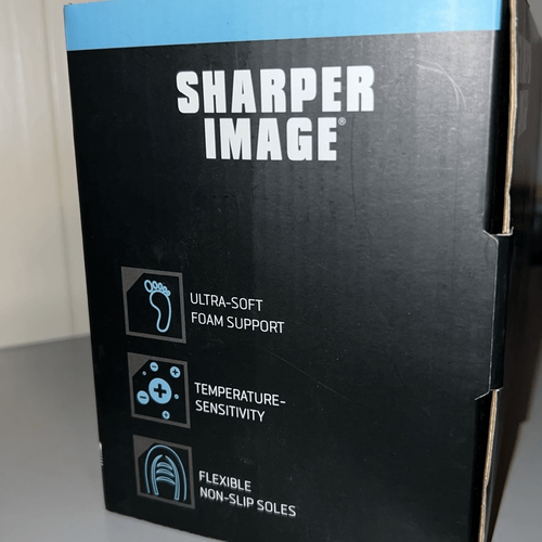 Sharper Image memory foam slippers size large - Picture 4 of 7