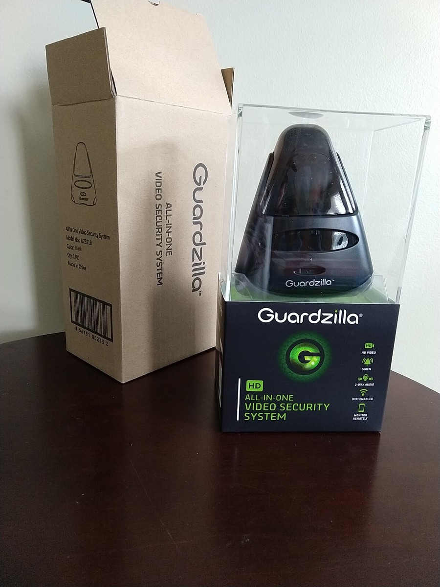 Guardzilla GZ521B Black Wi-Fi All-In-One HD Video Security Camera