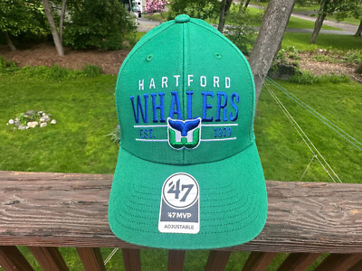 Hartford Whalers Adjustable Green cap by '47 Brand