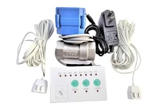 Automatic Shutoff valve 3/4" water leak detector, alarm, 2 sensors, Stainless