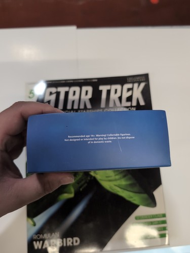 Eaglemoss Star Trek Starship Collection Issue #5 Romulan Warbird Ship & Magazine - Picture 6 of 10