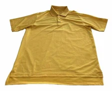 Adidas Climalite Swisher Sweets Short Sleeve Polo Shirt Yellow Size Large FLAWS