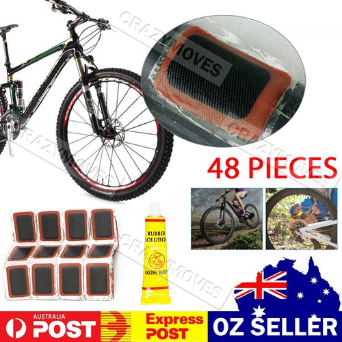 48pcs Patches Bicycle Motor Bike Tyre Tire Inner Tube Puncture Repair