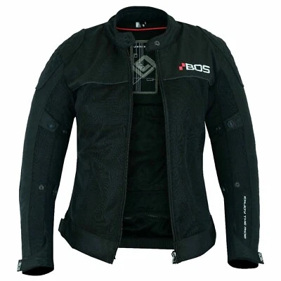 B:O:S DAMEN Motorradjacke mit Protektoren Motorrad Textil Jacke Roller - Ausverkauf !.