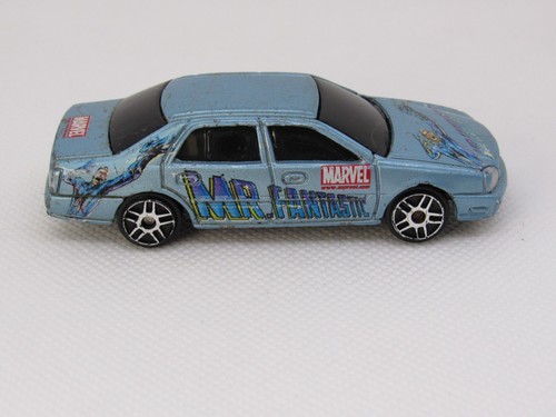 2002 Maisto Marvel Series #1 Mr. Fantastic Cadillac DeVille DTS Diecast Car - Picture 5 of 7