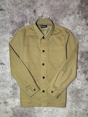 Barbour Vintage Overshot Jacket Beige Men's Size XL