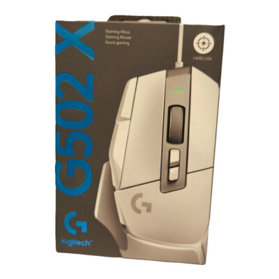 Logitech G502 X Verkabelte Gaming-Maus - Weiß