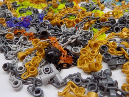 Lego 50 Piece Chain Lot {WASHED} - Picture 3 of 7