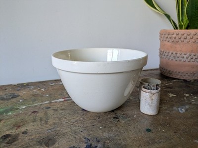Antike Eisenstein Puddingschale Kitchenalia Bauernküche Pudding Vintage Mixen