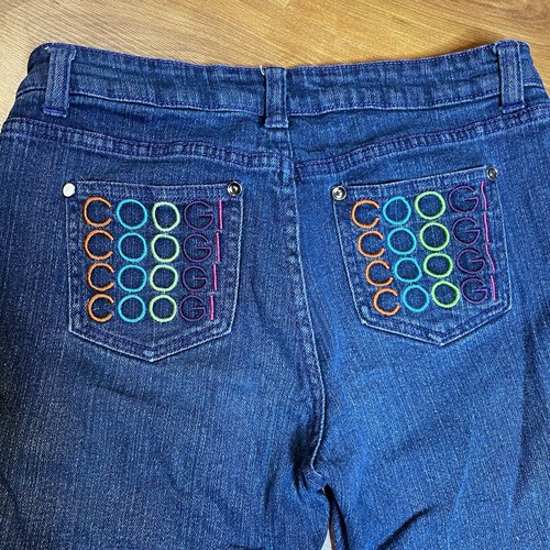 Y2K Coogi Girls Size 16 Youth Denim Jeans Capris VTG - Picture 11 of 14