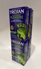 New 4Pack Trojan Extended Pleasure Climax Control  Condoms 12 Count.  Exp 07/26