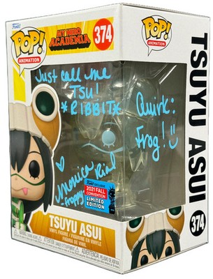 Monica Rial Signed Funko Pop My Hero Academia Tsuyu Asui Froppy