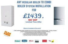 Regular to Combi Boiler Conversion – Full System Install Only £1439