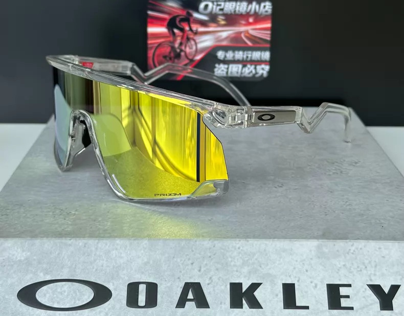 Oakley BXTR PRIZM OO9280 Gold Sunglasses Clear Frames NEW IN BOX