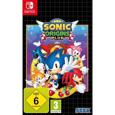 Sonic Origins Plus Nintendo Switch/Lite/OLED Sonic 1 2 3 Knuckles Spiel NEU&OVP