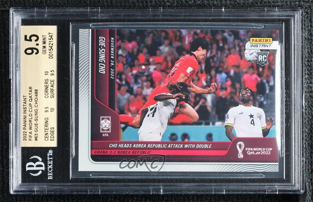 2022 Panini Instant FIFA World Cup Qatar /488 Gue-Sung Cho BGS 9.5 GEM MINT 16r2