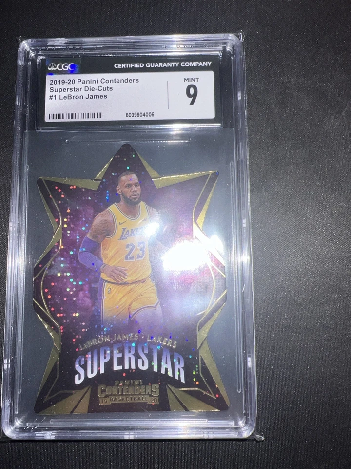 2019-20 Panini Contenders - Superstar Die-Cuts LeBron James #1 - Image 2 of 3