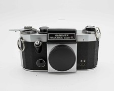 Pentacon Hanimex Praktica Super TL Silver 35mm Film Camera M42 Cap READ (#20069)