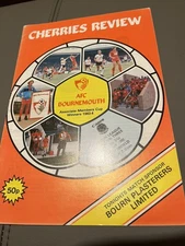 AFC Bournemouth FC v Chesterfield FC 1985/86 Programme.