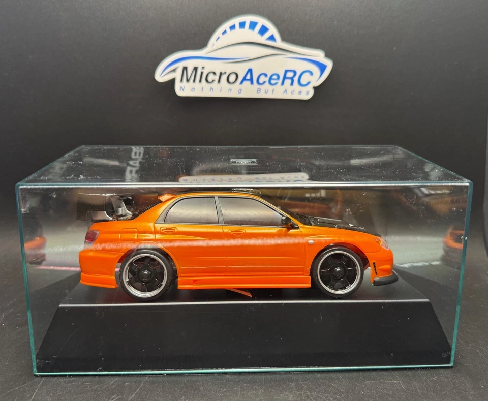 Kyosho Mini-z Body ASC SUBARU IMPREZA WRX with Aero Kit Metallic Orange MZP416MO - Image 2 of 3