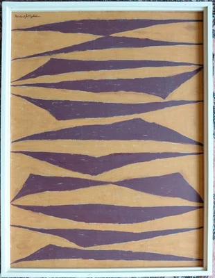 Gemälde: ZEBRA von Michael Jungheim, Düsseldorf, abstrakte moderne Kunst - Bild 1 von 4