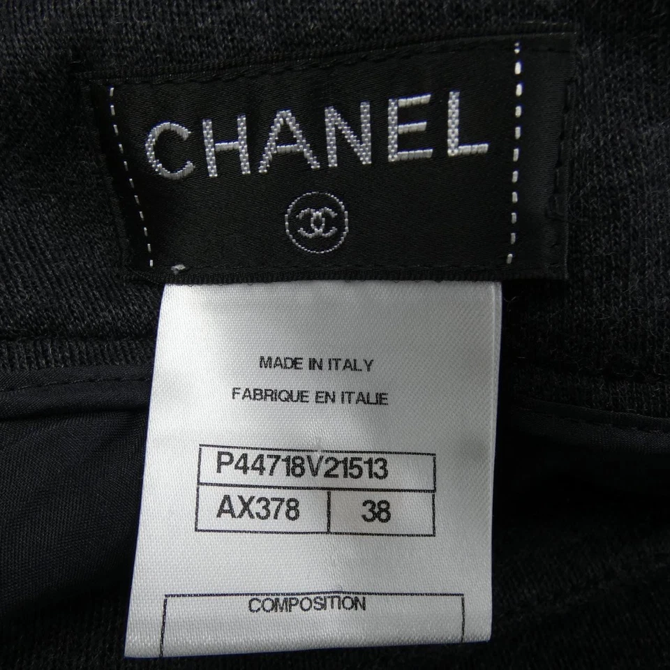 Pantalones Chanel auténticos #270-004-142-9836 Foto 4 de 4