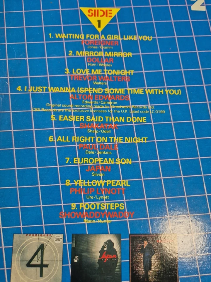 Action Trax 2 - K-Tel - NE1162 - UK - 1st Press - Compilation - EX - VG - LP - Image 3 of 4