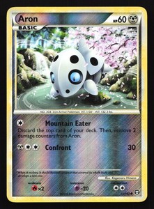 Pokemon Aron 56/102 HGSS Triumphant Reverse Holo